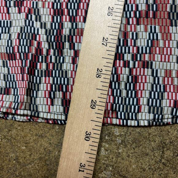 Pari Passu Retro Multicolor Oversized Blouse Button Up Top Women's 6 - Picture 6 of 9